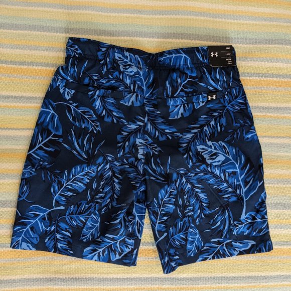 ⭐ NWT Under Armour Field Golf Shorts, Academy/Victory blue Medium - Picture 1 of 4